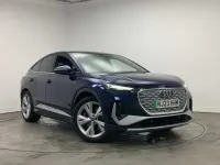 Used Audi Q4 e-tron S-Line 150 kW (204 HP) 2023 Blue SUV