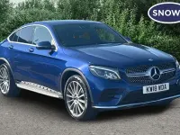Used Mercedes GLC250 AMG line 204 HP (150 kW) 2018 Blue SUV
