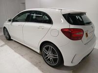 Used Mercedes A160 AMG line 102 HP (75 kW) 2018 White Hatchback