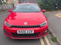 Used VW Scirocco 125 HP (91 kW) 2016 Red Coupe