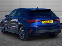 Used Audi A3 Black Edition 150 HP (110 kW) 2025 Blue Hatchback
