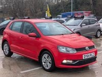 Used VW Polo SE 75 HP (55 kW) 2014 Red Hatchback