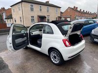 Used Fiat 500C Pop Star 69 HP (50 kW) 2017 White Cabriolet