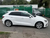 Used Audi A3 e-tron S-Line 2022 White Hatchback