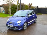 Begagnad Abarth 595 160 HK (117 kW) 2015 Blå Halvkombi