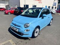 Used Fiat 500 Lounge 69 HP (50 kW) 2016 Blue Hatchback