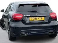 Used Mercedes A200 AMG line 136 HP (100 kW) 2018 Black Hatchback