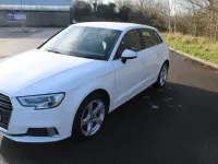 Used Audi A3 Sportback Sport 2019 White Hatchback