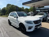 Used Mercedes ML350 AMG line 258 HP (189 kW) 2015 White SUV