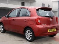 Begagnad Nissan Micra Acenta 2016 Röd Halvkombi