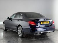 Used Mercedes E220 AMG line 194 HP (142 kW) 2019 Blue Sedan