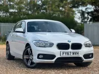 Used BMW 118 Sport Line 2017 White Hatchback