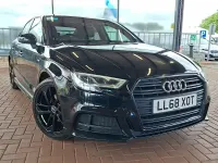 Used Audi A3 Black Edition 150 HP (110 kW) 2019 Black Sedan