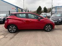 Used Nissan Micra Acenta 90 HP (66 kW) 2017 Red Hatchback
