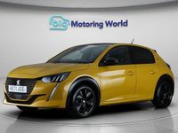 Used Peugeot e-208 GT 100 kW (136 HP) 2021 Yellow Hatchback