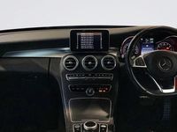 Used Mercedes C350 AMG line 293 HP (215 kW) 2017 Blue Estate