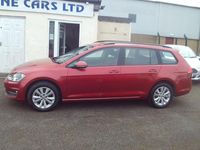 Used VW Golf VII SE 2014 Red Estate