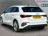 Used Audi A3 S-Line 108 HP (79 kW) 2023 White Sedan