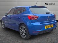 Used Seat Ibiza XCELLENCE 94 HP (69 kW) 2022 Blue Hatchback