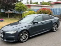Used Audi A6 Black Edition 272 HP (200 kW) 2016 Blue Sedan
