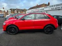 Used Audi Q3 Black Edition 180 HP (132 kW) 2018 Red SUV