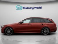 Used Mercedes E220 AMG line 191 HP (140 kW) 2020 Red Estate