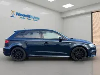 Used Audi A3 Black Edition 150 HP (110 kW) 2017 Blue Hatchback