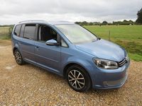 Used VW Touran SE 105 HP (77 kW) 2011 Blue MPV