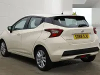 Used Nissan Micra Acenta 90 HP (66 kW) 2018 White Hatchback