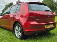 Used VW Golf VII Match 110 HP (80 kW) 2015 Red Hatchback