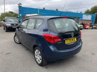 Used Vauxhall Meriva 98 HP (72 kW) 2011 Blue MPV