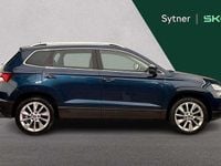 Used Skoda Karoq SE L 110 HP (80 kW) 2021 Petrol blue metallic SUV