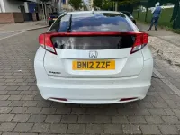 Begagnad Honda Civic SE 2012 Vit Halvkombi