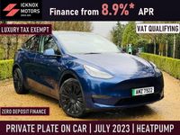 Used Tesla Model Y Long Range AWD 378 kW (514 HP) 2023 Blue SUV