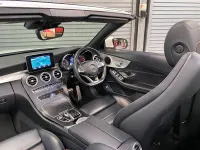 Used Mercedes C220 AMG line 175 HP (128 kW) 2017 White Cabriolet