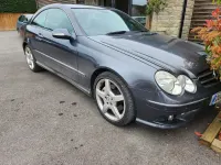Używany Mercedes CLK280 2009 Szary Coupe