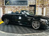 Używany Mercedes C220 AMG line 194 KM (142 kW) 2019 Czarny Kabriolet