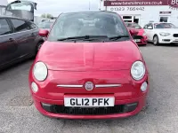 Used Fiat 500 85 HP (62 kW) 2012 Red Hatchback