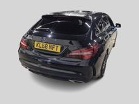 Used Mercedes CLA220 Shooting Brake AMG line 2019 Black Estate