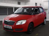Used Skoda Fabia 2008 Red Hatchback