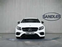 Usado Mercedes E220 AMG line 194 CV (142 kW) 2018 Blanco Coupe