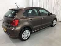 Used VW Polo SE 90 HP (66 kW) 2014 Brown Hatchback