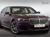 Used BMW 745e M Sport 389 HP (286 kW) 2021 Purple Sedan