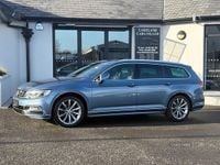 Used VW Passat R-line 190 HP (139 kW) 2017 Blue Estate