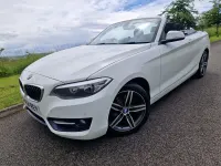 Used BMW 218 Sport Line 2017 White Cabriolet