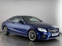 Used Mercedes C300 AMG Line Premium 258 HP (189 kW) 2019 Blue Coupe