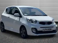 Used Kia Picanto 84 HP (61 kW) 2014 White Hatchback