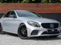 Used Mercedes C220 AMG line 2021 Silver Sedan