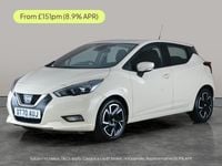 Used Nissan Micra Acenta 92 HP (67 kW) 2021 White Hatchback