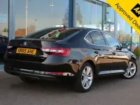 Used Skoda Superb SE L Executive 190 HP (139 kW) 2015 Black Hatchback